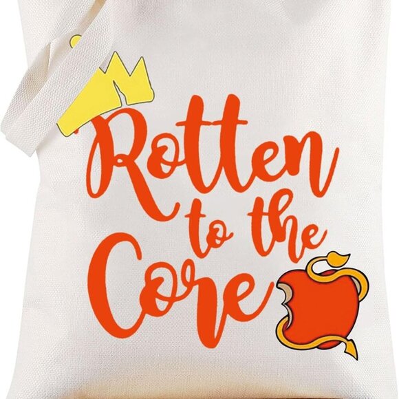 Handbags - Mal Evie Movie Canvas Tote Bag Rotten To The Core Evil Queen Merch